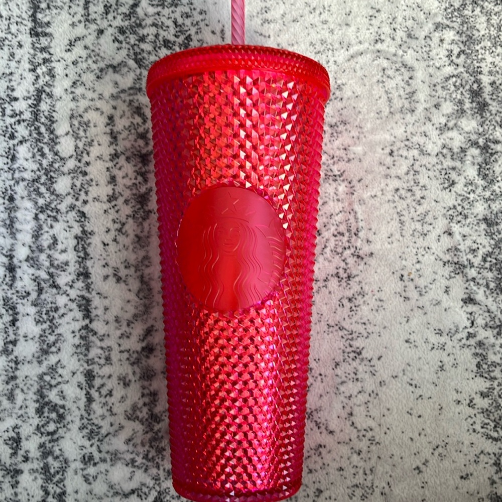 2019 Starbucks Hot Pink Studded Tumbler